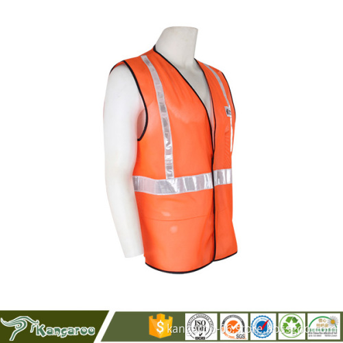 Polyester Fabric For Safety Vest With Reflective Tape